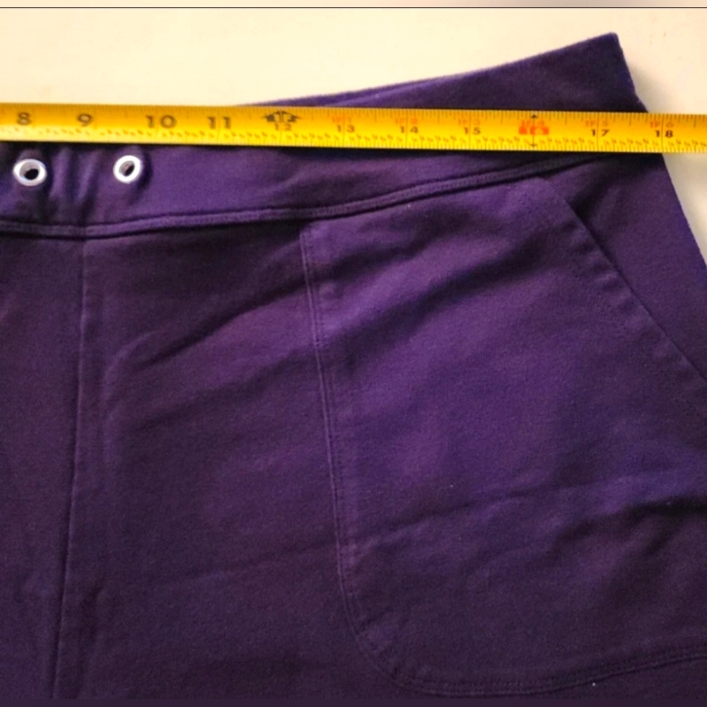 Navy Blue-Purple Shade, Bermuda, Summer Shorts, Beach Shorts, Pockets, XL - Picture 4 of 8
